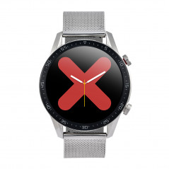 Smartwatch - Fashionwatch WL13 Srebrny mesh