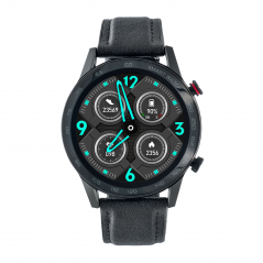 Smartwatch - Fashionwatch WDT95 Czarny Skórzany