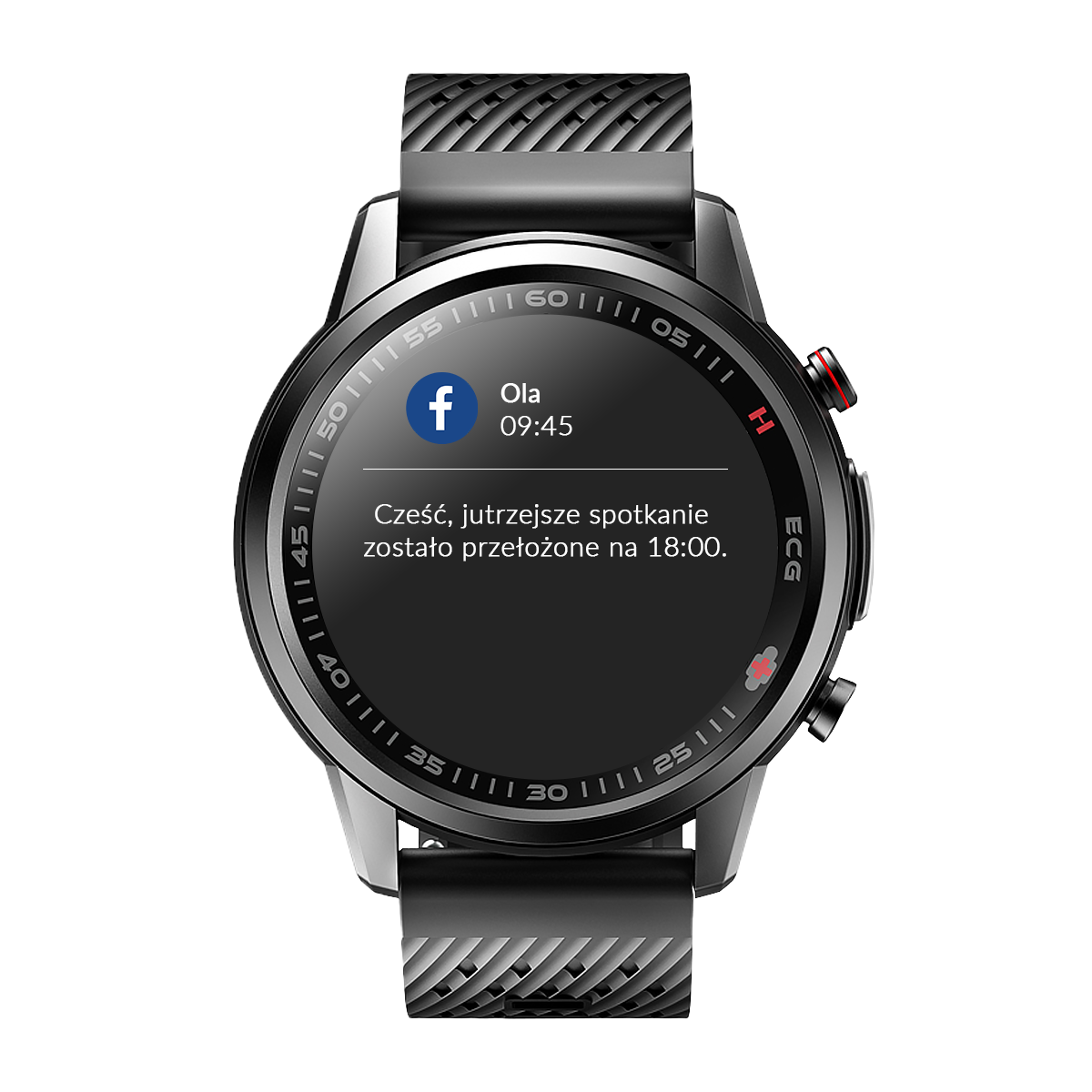 smartwatch z powiadomieniami