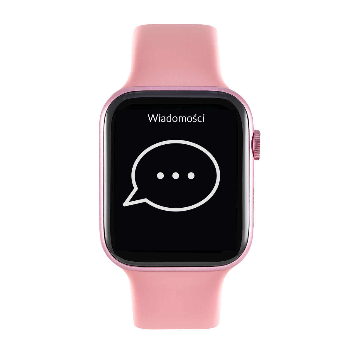 smartwatch z funkcją rozmowy Watchmark Wi12 różowy