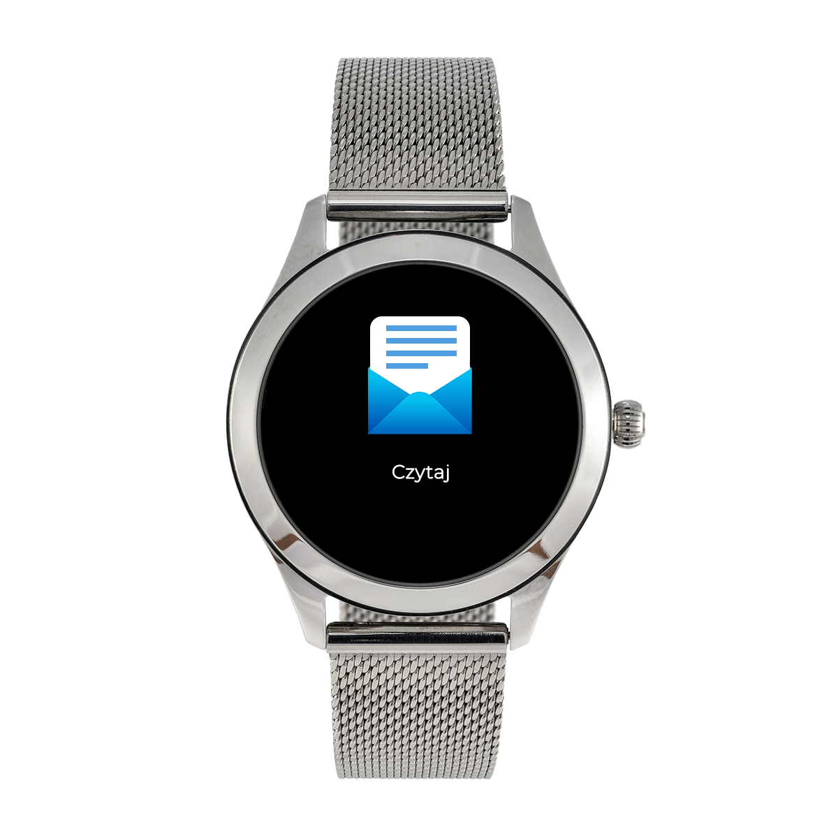 smartwatch damski na bransolecie Watchmark WKW10 powiadomienia