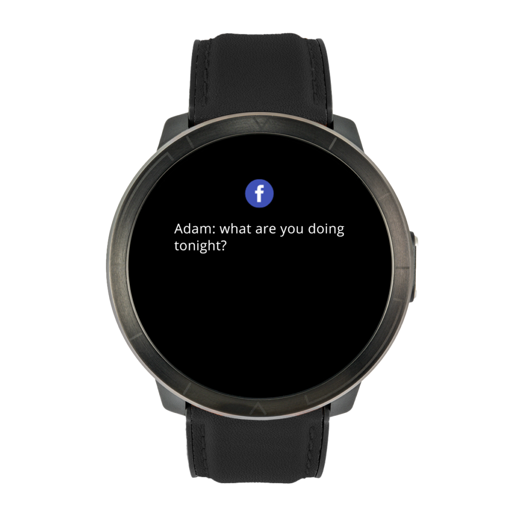 smartwatch z funkcją powiadomień